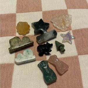 Assorted Gemstone Carvings